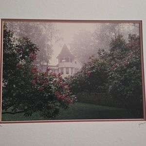 Signed Numbered Charming Home Art Photographic Print with Red and Green Accents
